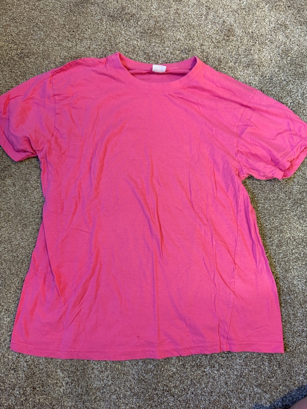 Spirit Women's Short Sleeve Crewneck Tee - Bright Pink
